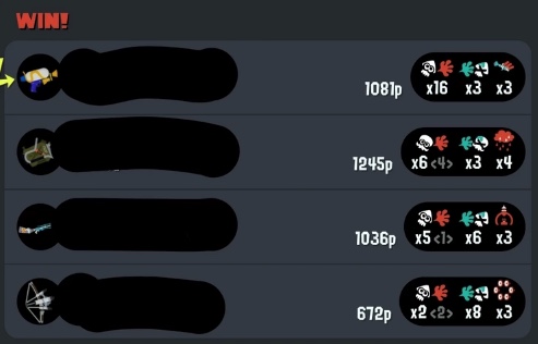 【スプラトゥーン3】16キルでリザルト晒したスシ使いさん、何故かボッコボコぶ叩かれてしまう