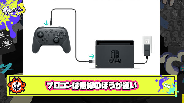 【スプラ3】プロコンは有線より無線接続のほうが反応が速く遅延少ないという事実