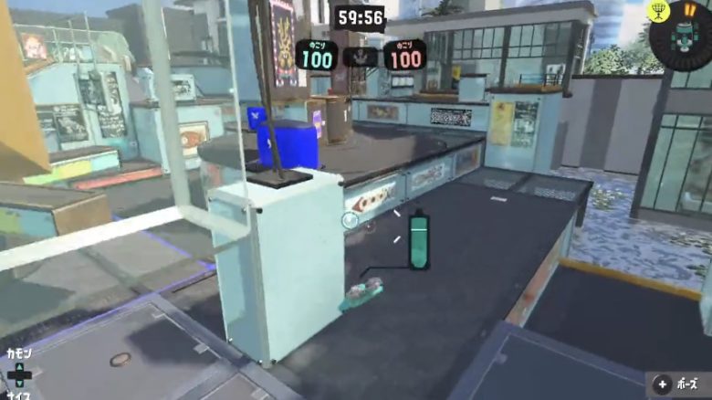【スプラ3】これがキンメエリア初動最速？！約6秒でほぼ中央付近までいけるこのルートは覚えておいて損はないぞ