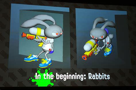 スプラトゥーン初期のアイディアでは”イカ”じゃなくて”ウサギ”がメインキャラだったという事実
