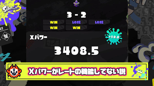 Xパワーもはやレートの機能出来てない説
