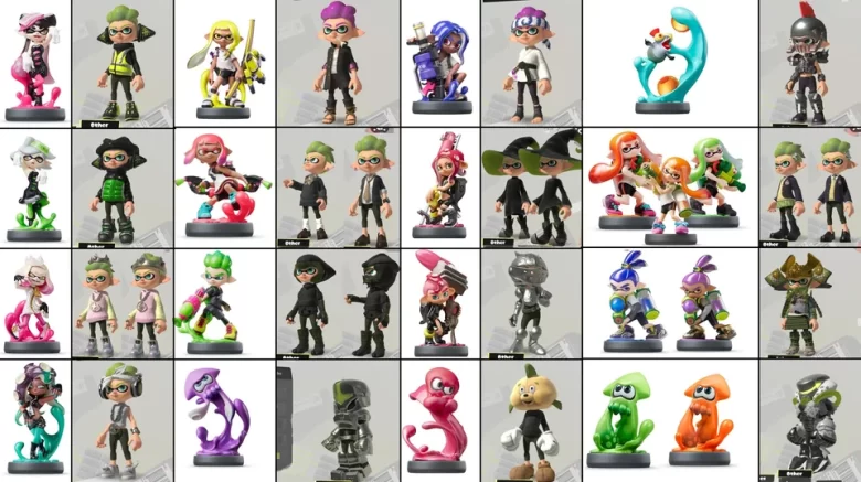 海外勢がまとめた全種のamiiboともらえるギア一覧表が便利すぎる！