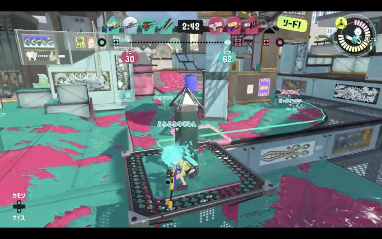 ヤグラ上で油断しすぎたイカちゃんの末路ｗｗｗｗｗｗｗｗｗｗｗｗ