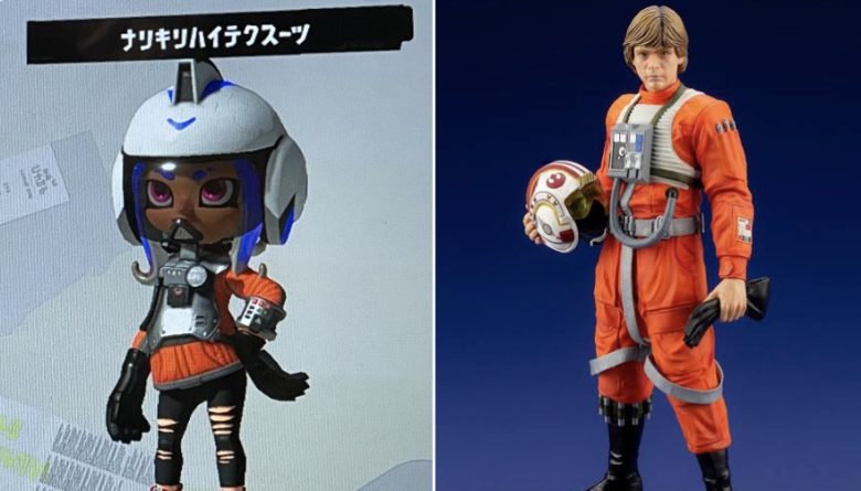 サーモンラン今月のギアは待望のフク「ナリキリハイテクスーツ」が登場！元ネタ？のスターウォーズ化が捗るってレベルじゃない！