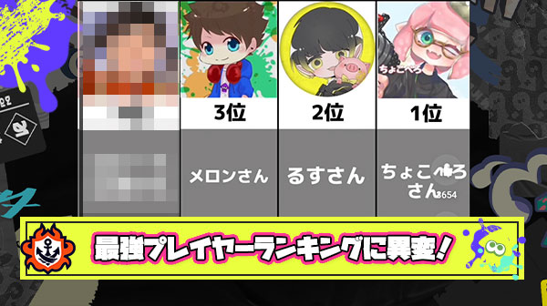 今Youtubeキッズの間で話題の「スプラの最強プレイヤーランキング」が4位に選ばれた配信者が衝撃の結果