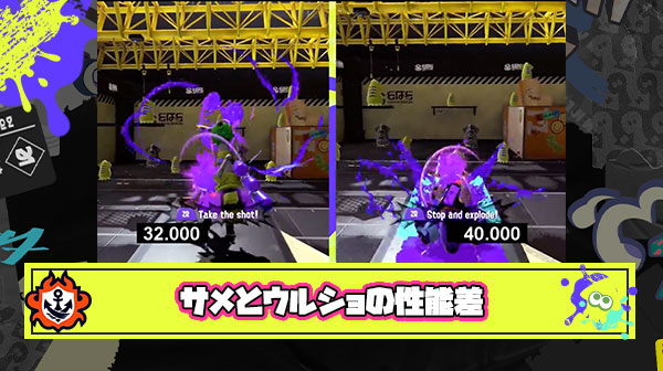 【悲報】サメライドとウルショの攻撃速度を比較した結果、理不尽すぎる性能の差が明らかになってしまう