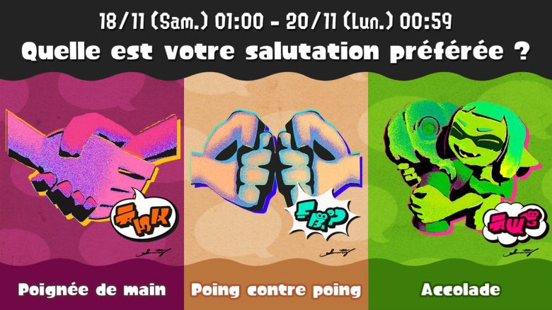 【速報】フランス限定フェスお題「好きな挨拶の方法は？ 握手 vs グータッチ vs ハグ」決定ｷﾀ━━━━(ﾟ∀ﾟ)━━━━!!
