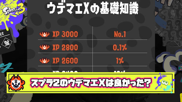 なぁもうXパワーおかしくなっちゃってるからスプラ2基準に戻そうよ ← 共感の声が多数集まる