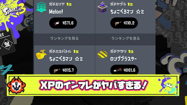 【悲報】Xパワーのインフレが更に超加速、XP3000は以下は雑魚と言われる時代も目前か