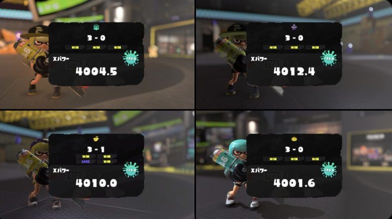 【伝説】大接戦だった世界初XP全ルール4000は「ろぶすた〜選手」が達成！スプラの歴史にまた1ページ