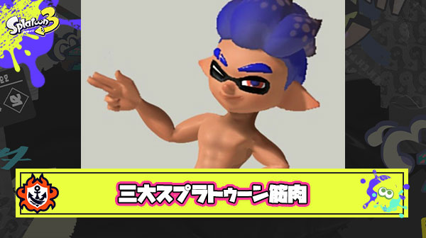 【朗報】三大スプラトゥーン筋肉「パブロ筋」「ボトル筋」「バケツ筋」に決定