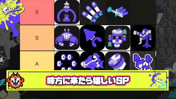 味方に来たら嬉しいスペシャルランキング爆誕