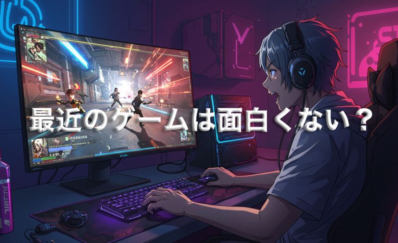 ぶっちゃけ最近のゲームはあまり面白くないと思うんやが間違ってるか？