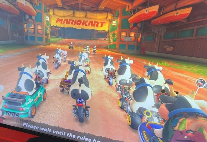 【画像】マリオカートワールドの試遊プレイ、牛だらけになるｗｗｗｗｗｗｗｗｗ