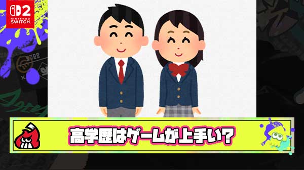 学歴が高いヤツほどゲームが上手いという悲しい現実